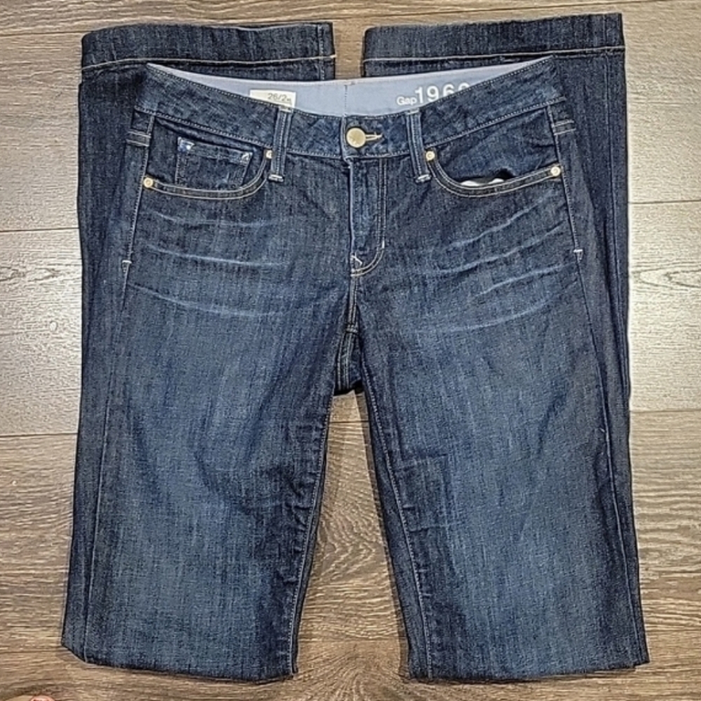 ❤ GAP LONG & LEAN BOOTCUT JEANS, 2 X-LONG (26 EXTRA LONG)
